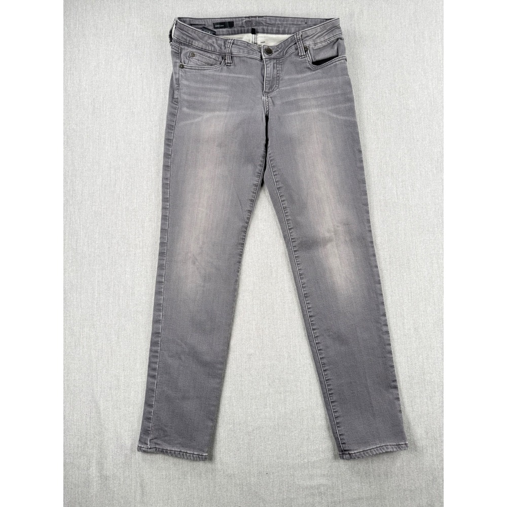 Kut from the Kloth Diana Skinny Grey Jeans Womens Size 8 Slim Fit Denim